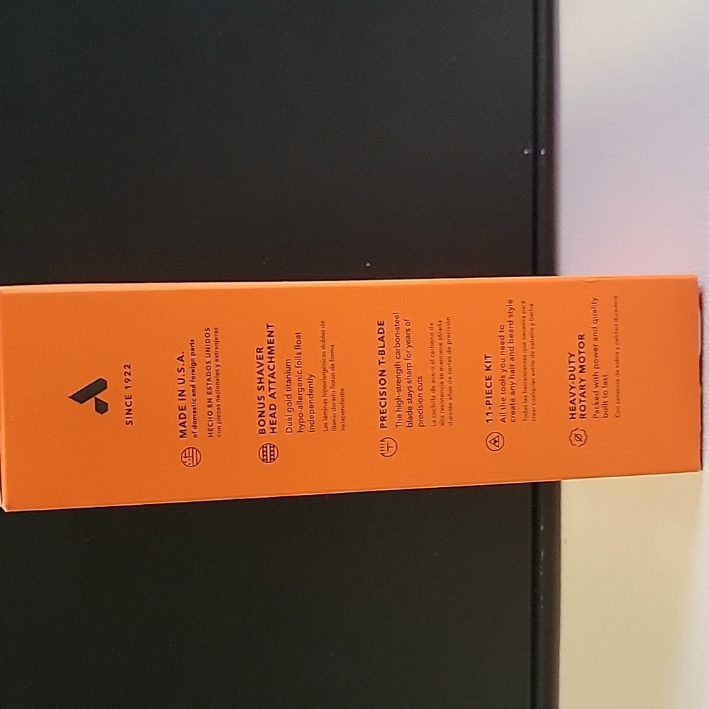 Andis Orange and Black Trimmer and Shaver Kit - Picture 4 of 4